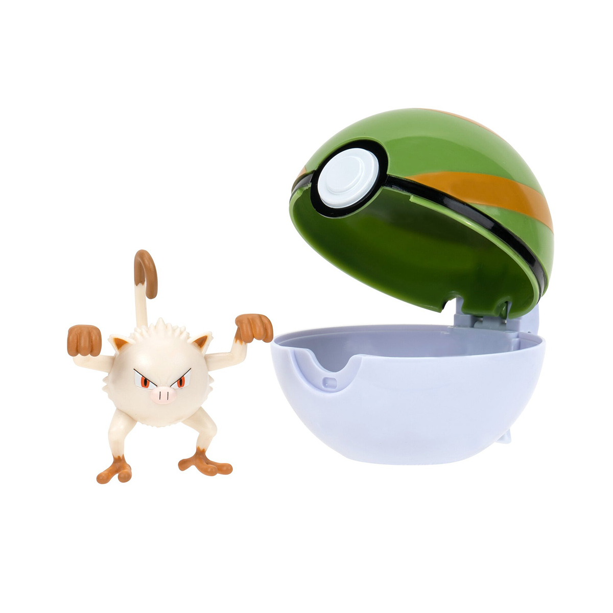 Ігровий набір Pokemon W14 Манкі з покеболом 5 см фігурка Jazwares Pokemon — превʼю 3