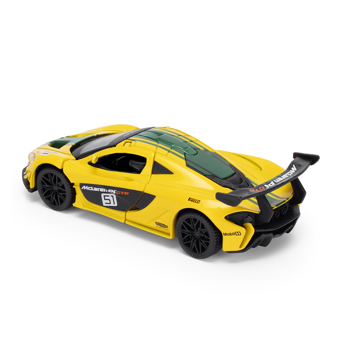 Автомодель Techno Drive McLaren P1 металева 1:43 Жовта — превʼю 9