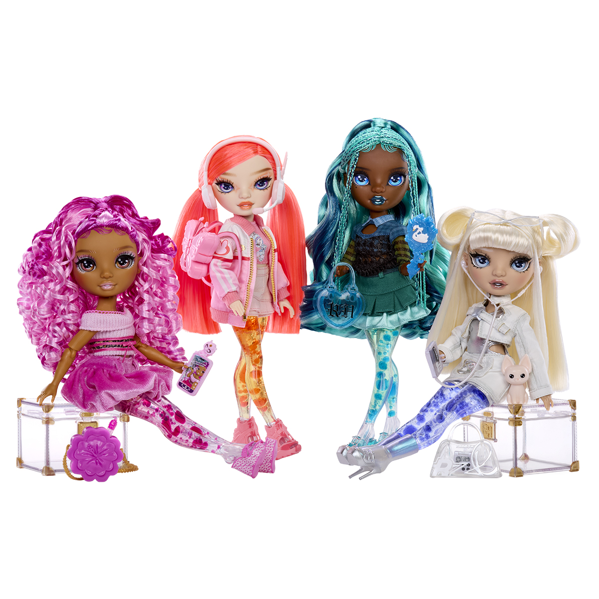 Ігровий набір лялька Rainbow High Sparkle Shine Доун з аксесуарами Рожевий — превʼю 7