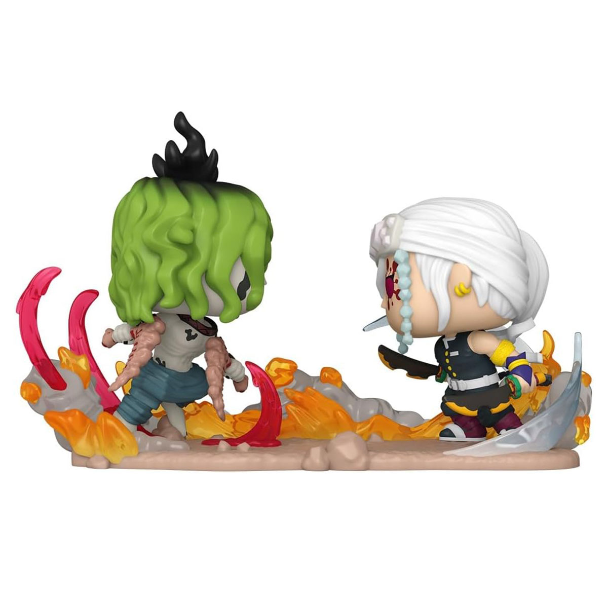 Фігурка Тенген Узуй (Tengen Uzui) та Гютаро (Gyutaro) — Funko Pop — Demon Slayer