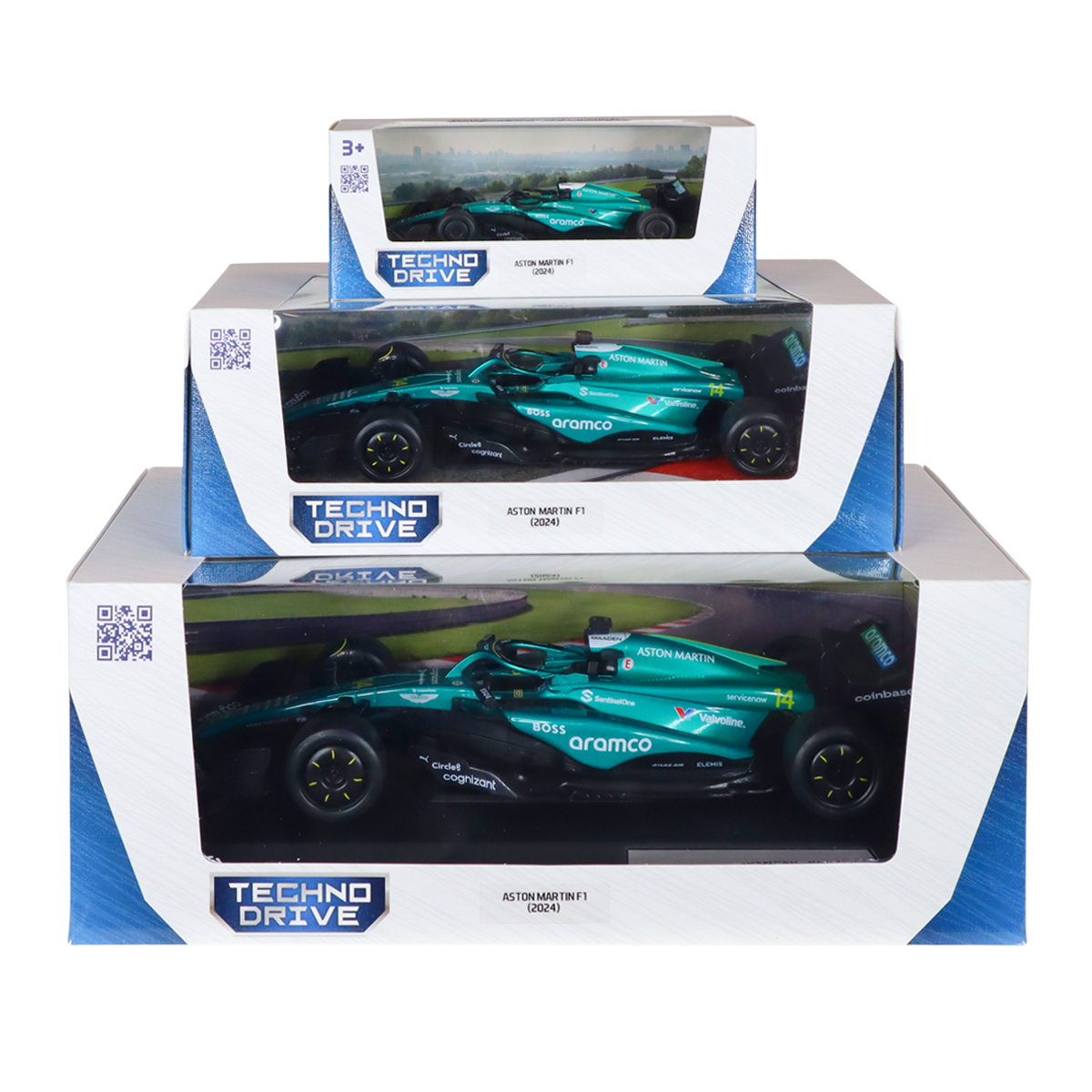 Автомодель Aston Martin F1 2024 Techno Drive 1:43 Бірюзова — превʼю 3