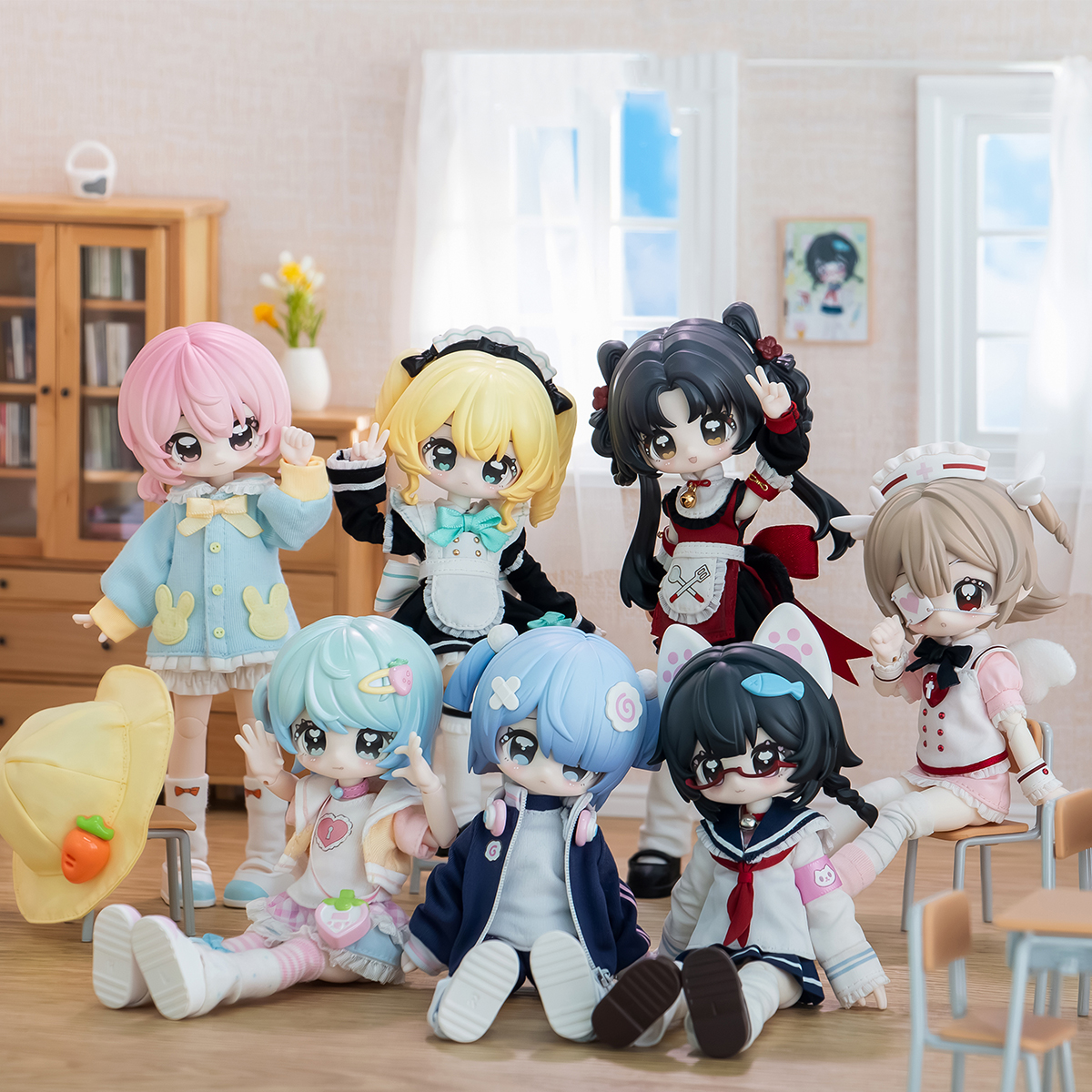 Шарнірна лялька BJD POP TOP JOTOYS Ключик щастя 17 см з аксесуарами — превʼю 7