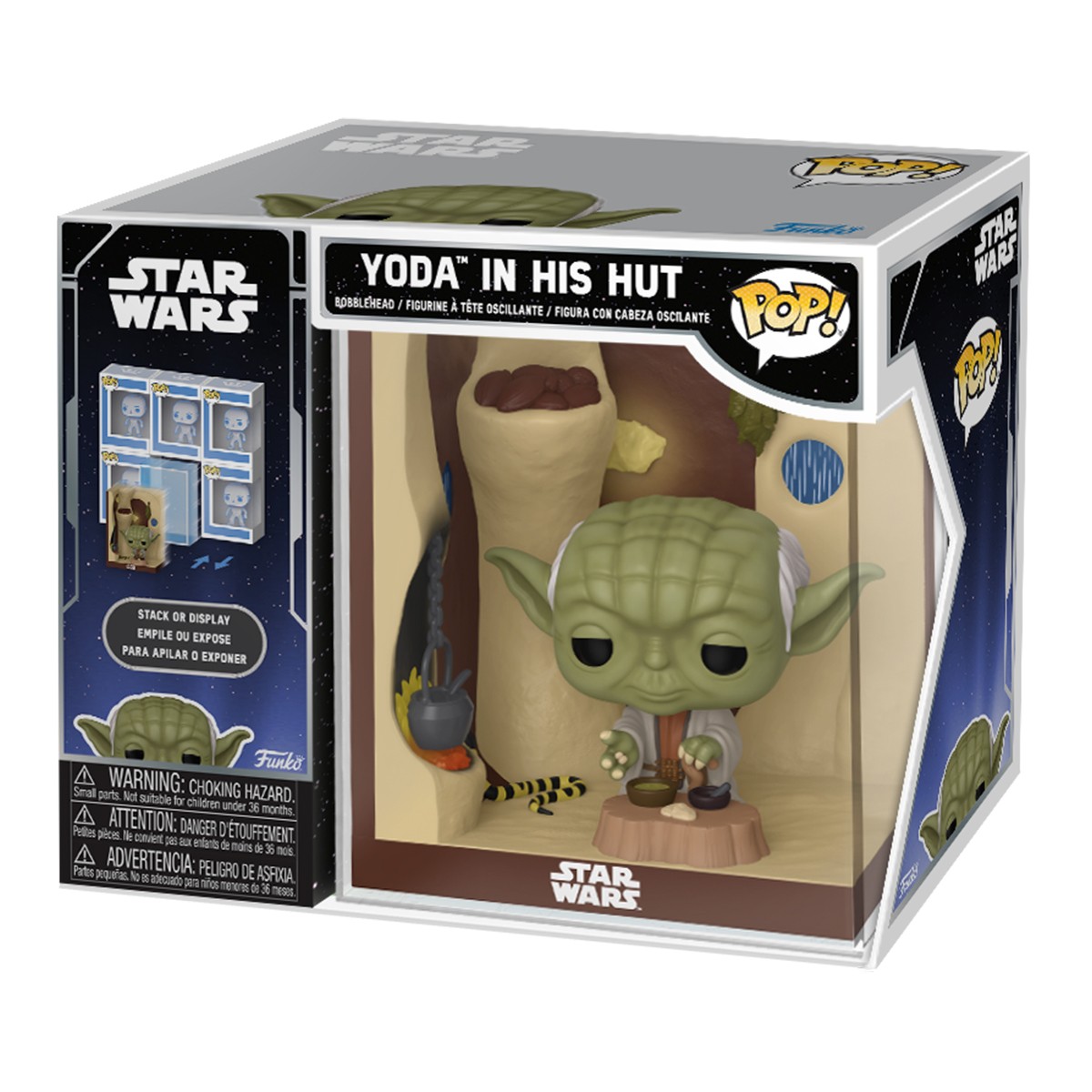 Ігрова фігурка Колекційна Funko POP Star Wars - Хатинка Йоди Yoda Hut — превʼю 1