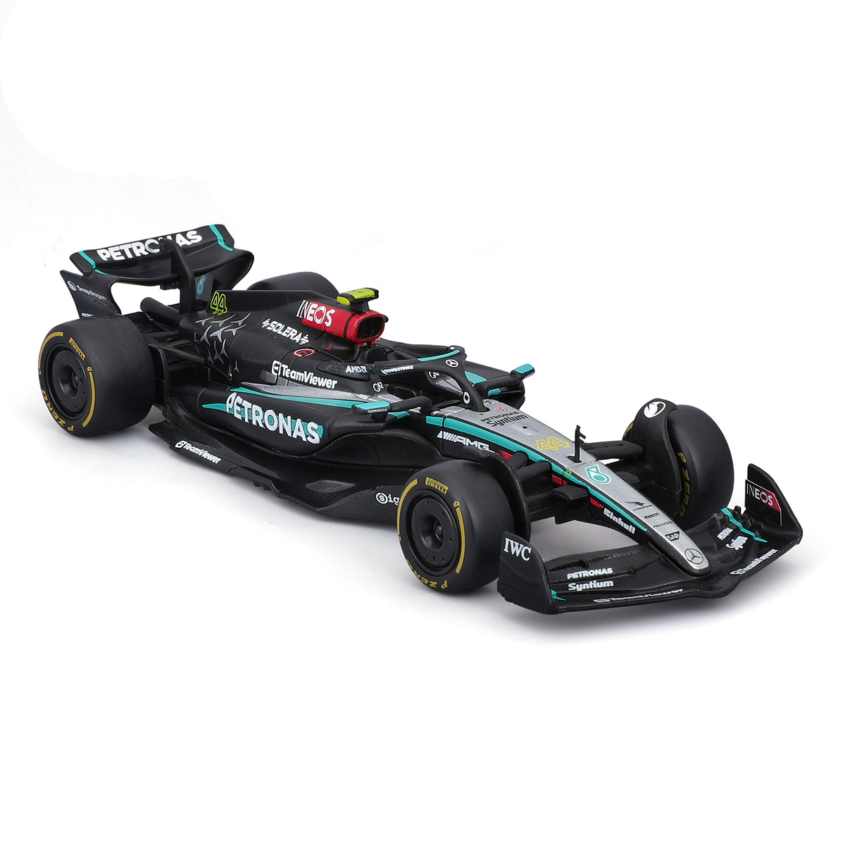 Колекційна модель Bburago Mercedes-AMG F1 W15 Performance 2024 1:43 — превʼю 5