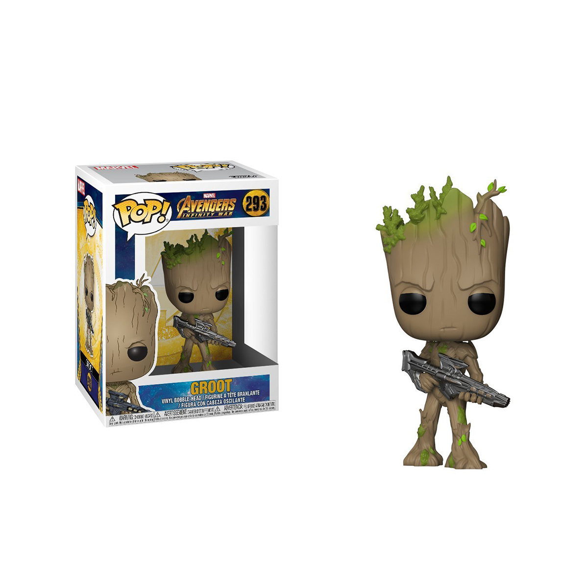 Ігрова фігурка Funko Pop Грут з бластером серія Війна нескінченності дитяча — превʼю 2
