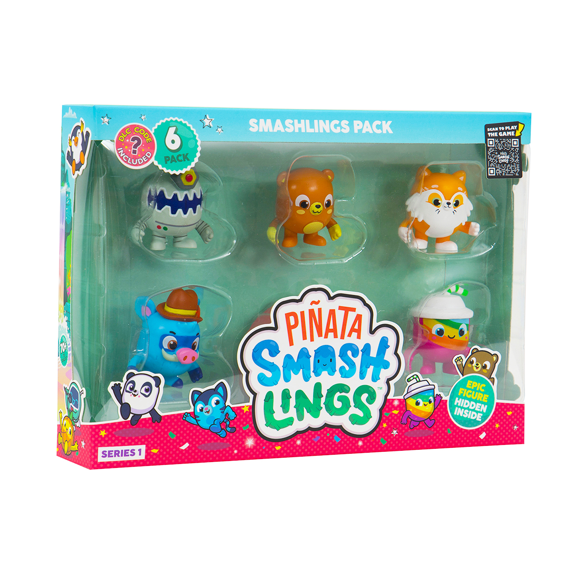 Набір фігурок Pinata Smashlings з 6 героїв 3,5 см — превʼю 4