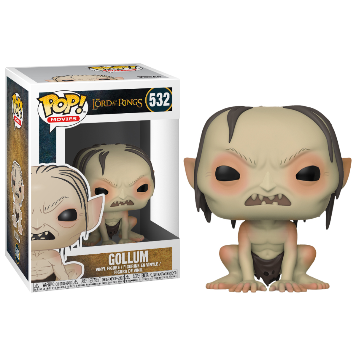 Колекційна фігурка Funko POP Володар кілець - Gollum для фанатів фентезі — превʼю 3