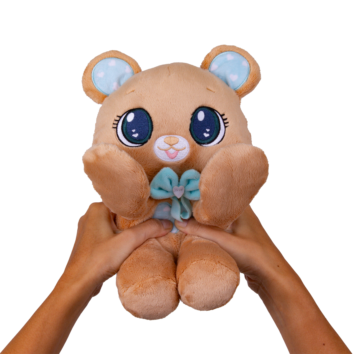 М'яка іграшка Peekapets — Ведмедик (Bear) — Коричневий — превʼю 3