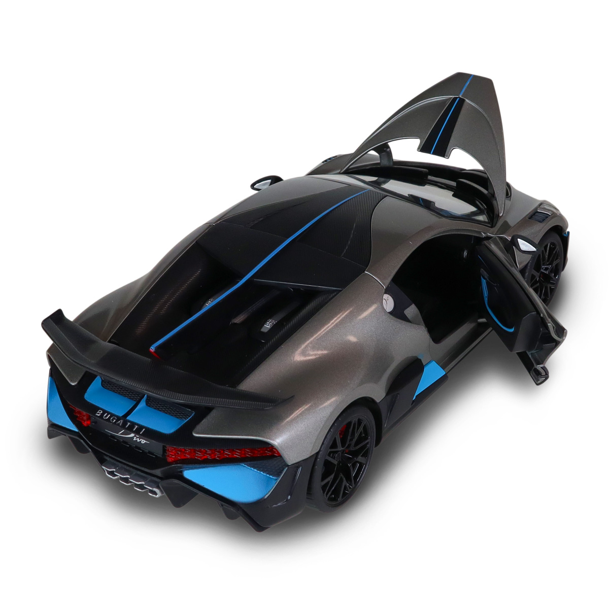 Автомодель Techno Drive Bugatti Divo металева 1:18 Сіра — превʼю 2