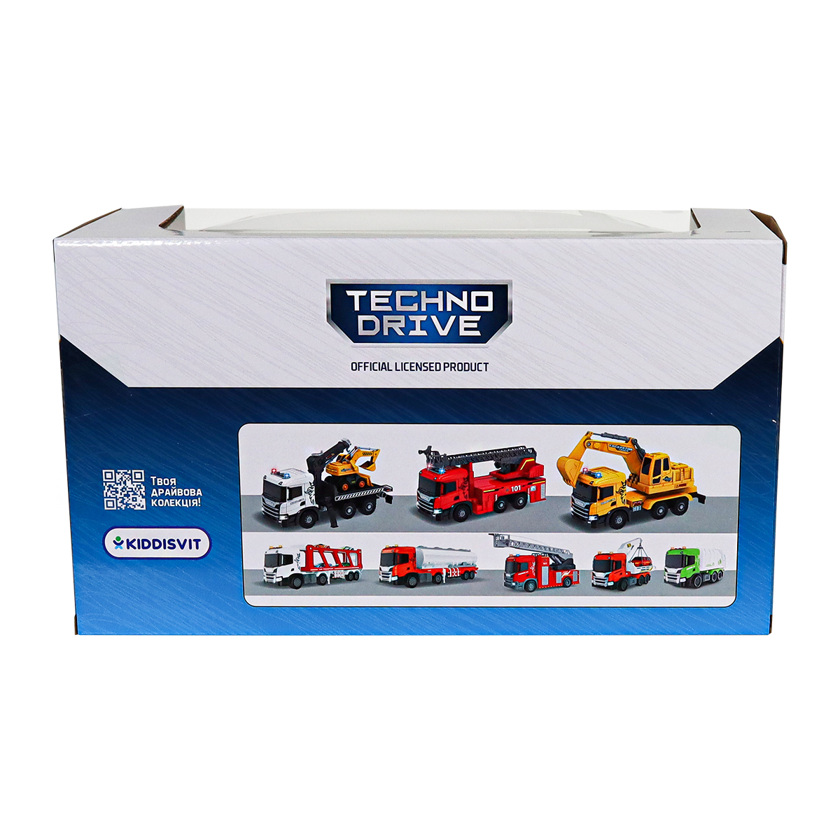 Пожежна машина Scania Techno Drive 31 см зі світлом звуком та функцією води — превʼю 6