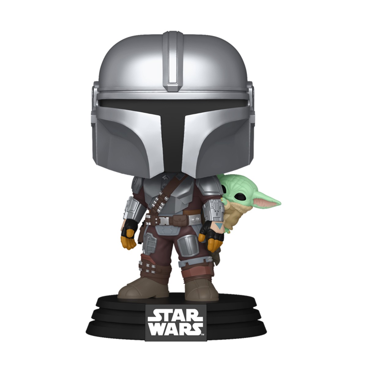 Ігрова колекційна фігурка Funko POP The Mandalorian - Mandalorian with Grogu — превʼю 2