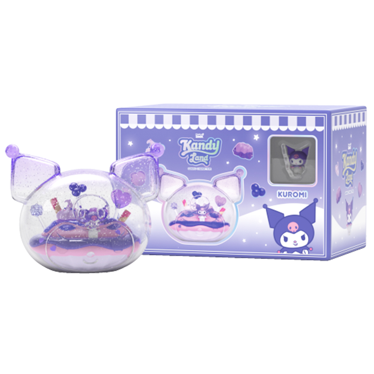 Колекційна фігурка Mighty Jaxx Kandyland Sanrio Куромі 12 см Фіолетовий