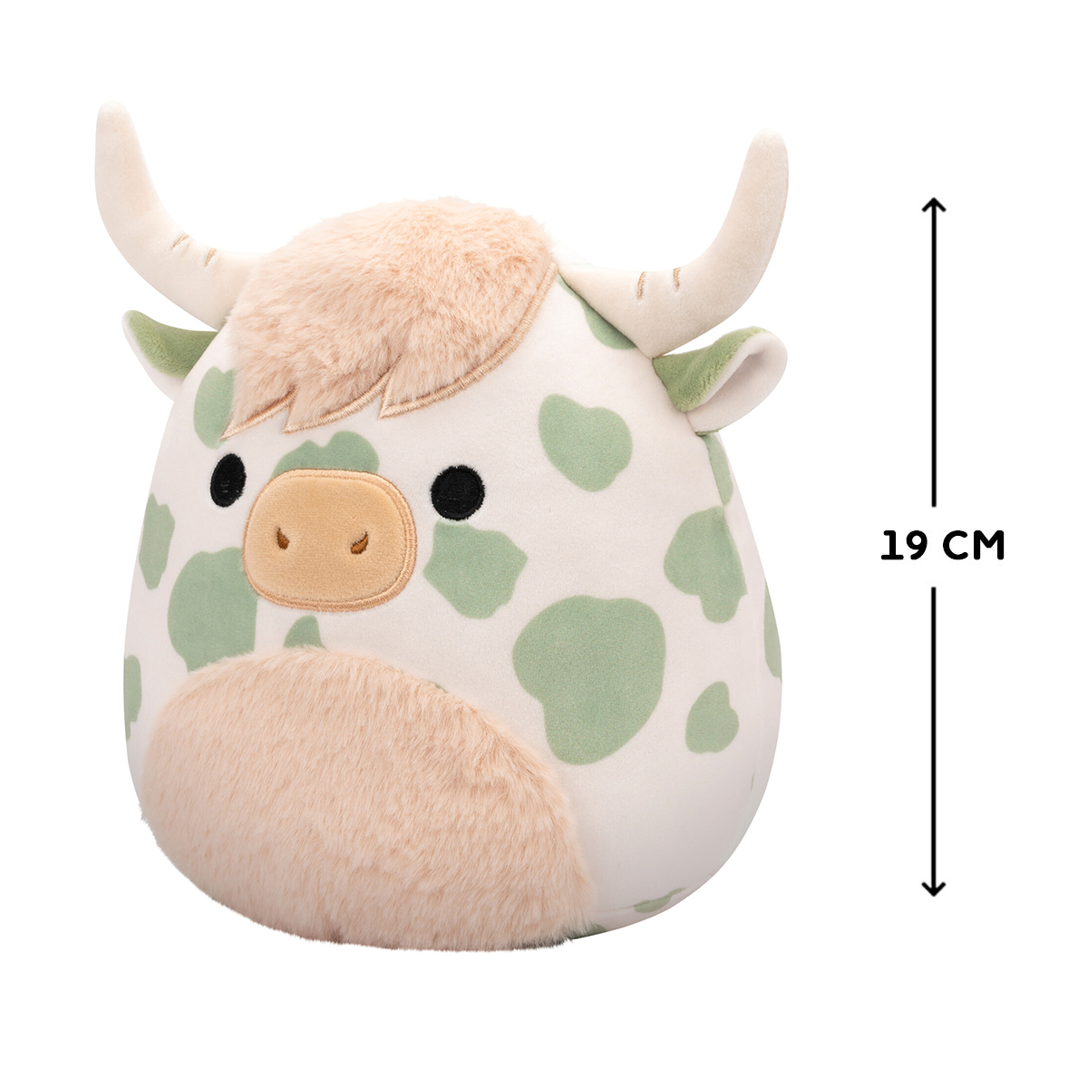 М'яка іграшка Squishmallows – Корівка Целестін (Celestina the Cow) – 19 см — превʼю 2