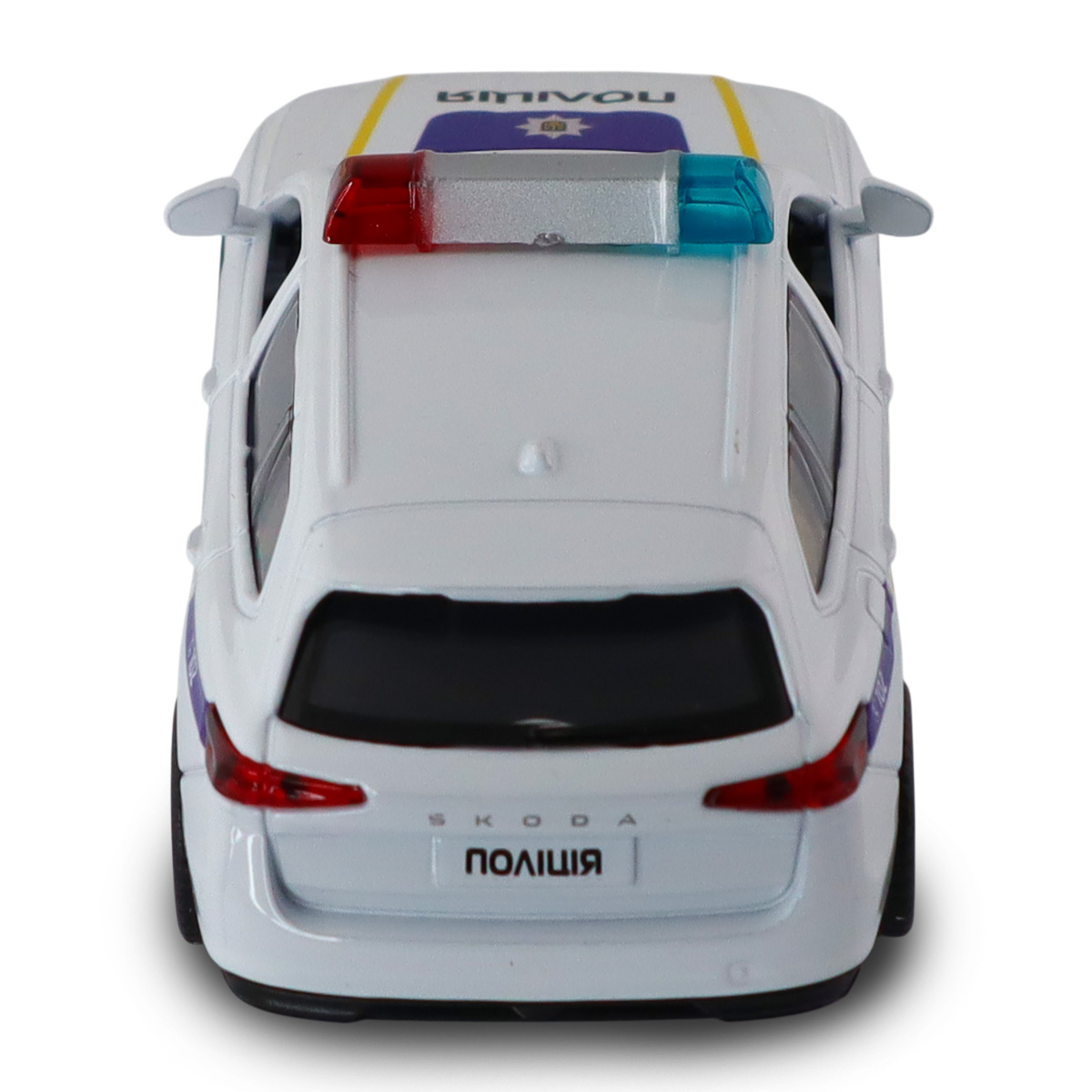 Автомодель Techno Drive Skoda Superb Combi iV Поліція 1:43 з металевим корпусом — превʼю 10