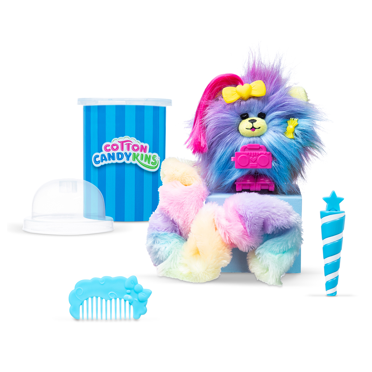 М'яка іграшка Cotton Candykins — Пухнастий улюбленець (Fluffy Pet) — 15 см — превʼю 2