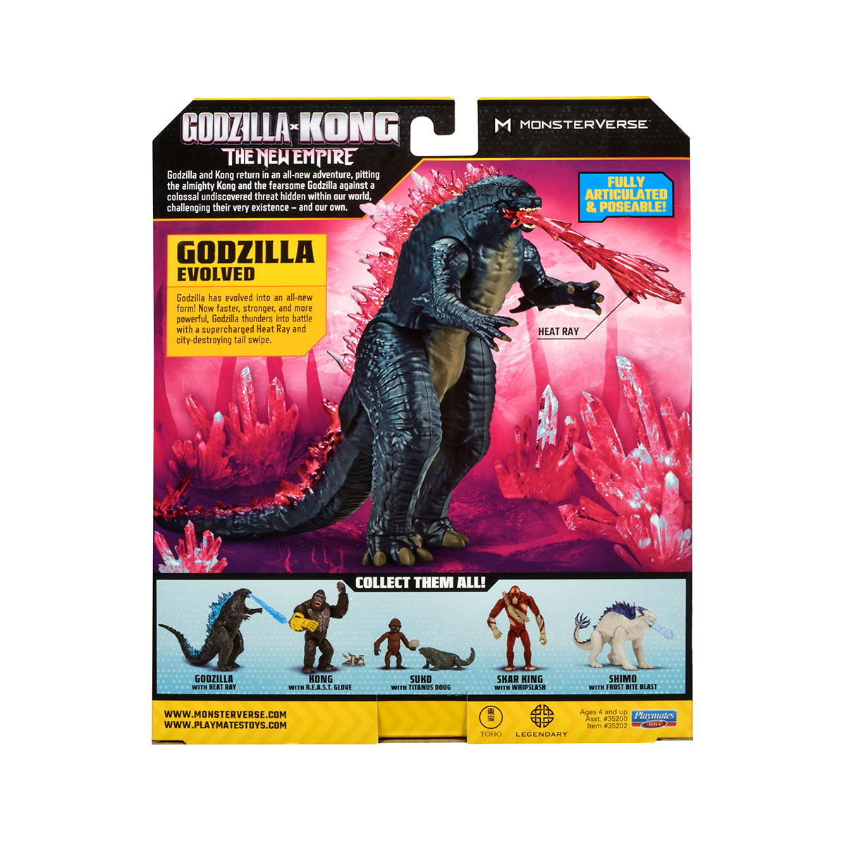 Фігурка Godzilla x Kong Ґодзілла після еволюції 15 см з променем — превʼю 6