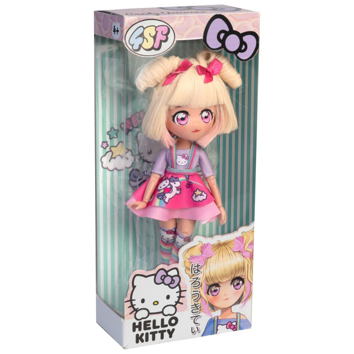 Лялька 4SF Manga Dolls Hello Kitty Цукерочка-єдиноріг 19,5 см — превʼю 2
