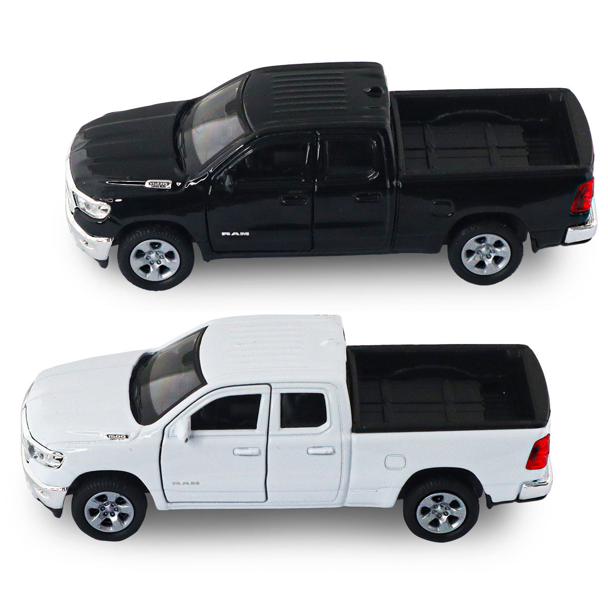 Автомодель RAM 1500 2019 Techno Drive металева 1:43 Біла — превʼю 8