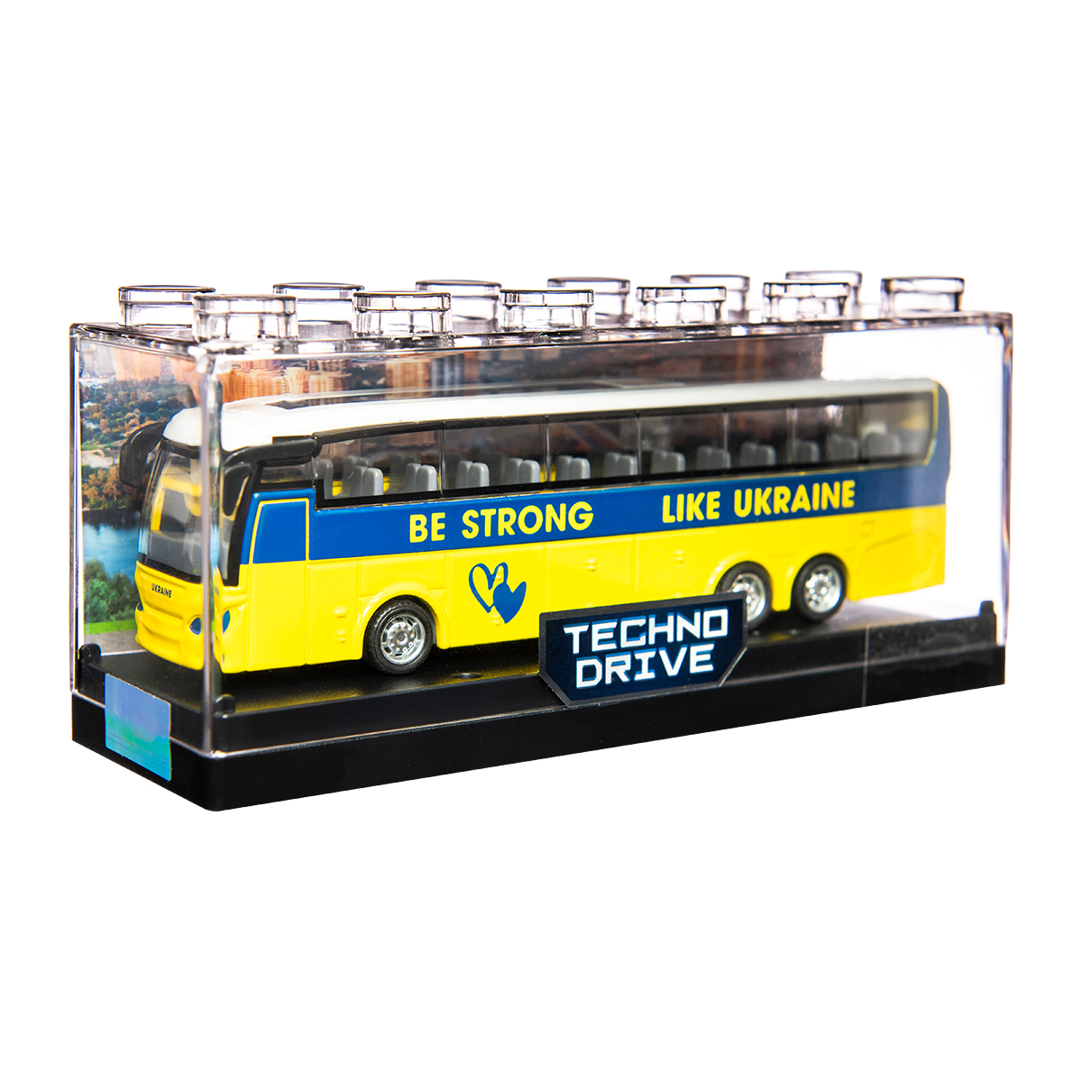 Автобус іграшковий TechnoDrive Екскурсійний Київ металевий 1:64 — превʼю 6