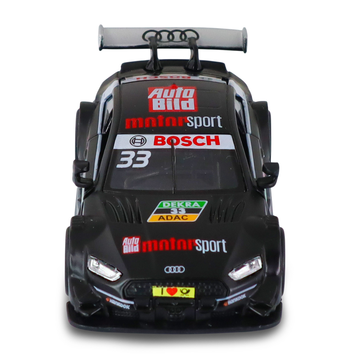 Автомодель TechnoDrive Audi RS 5 DTM 1:43 металева Чорна — превʼю 13