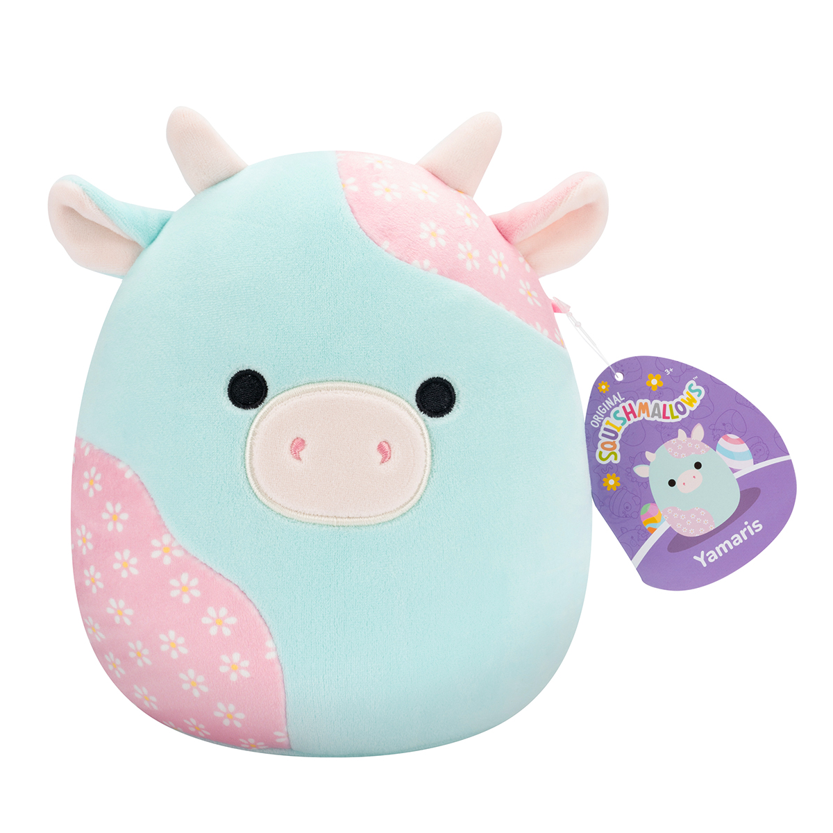 М'яка іграшка Squishmallows – М'ятна пастельна корівка (Mint Cow) – 19 см — превʼю 7