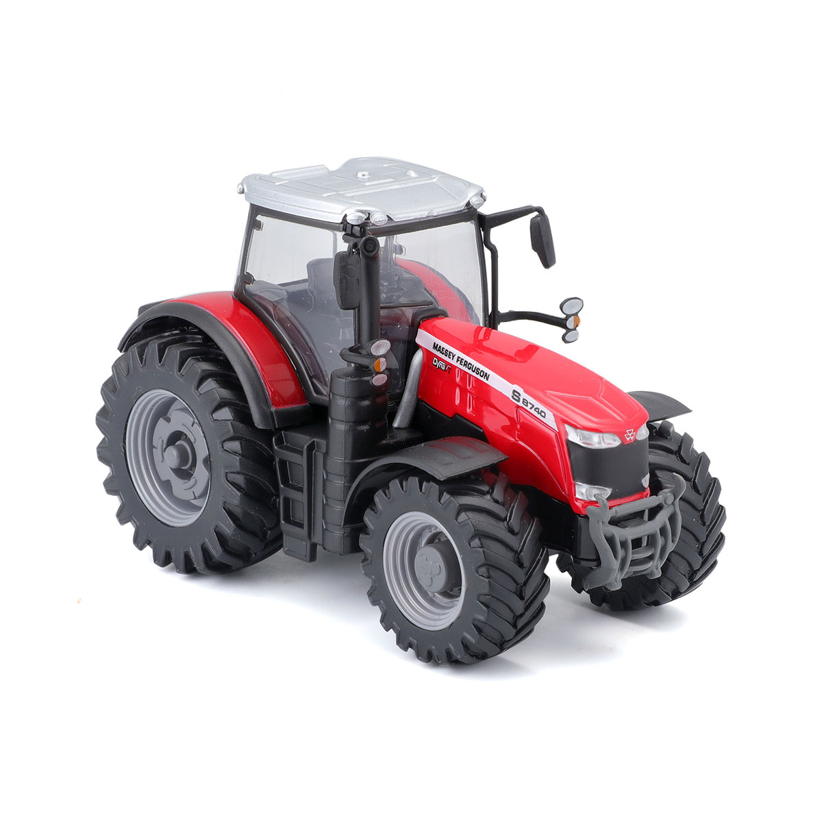 Трактор Massey Ferguson 8740S іграшковий металевий 10 см Червоно-чорний — превʼю 3