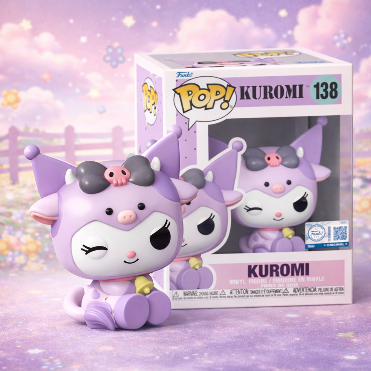Ігрова фігурка Funko POP Sanrio Hello Kitty Kuromi косплей корівки Колекційна — превʼю 3