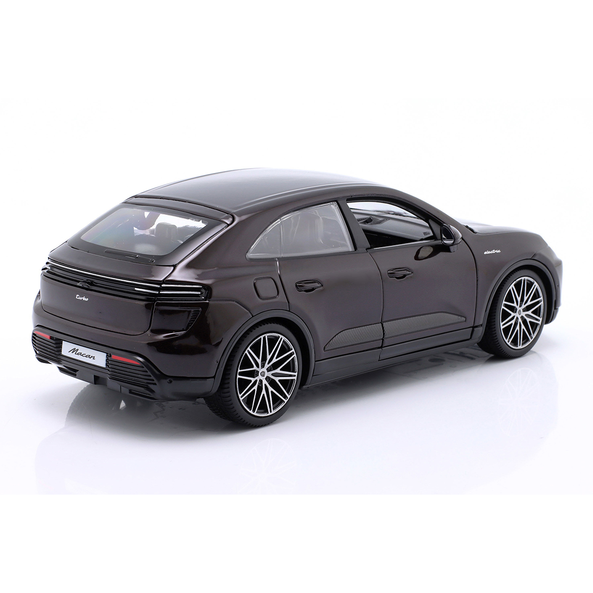 Автомодель Porsche Macan 4 Electric Bburago 1:24 Чорна — превʼю 3