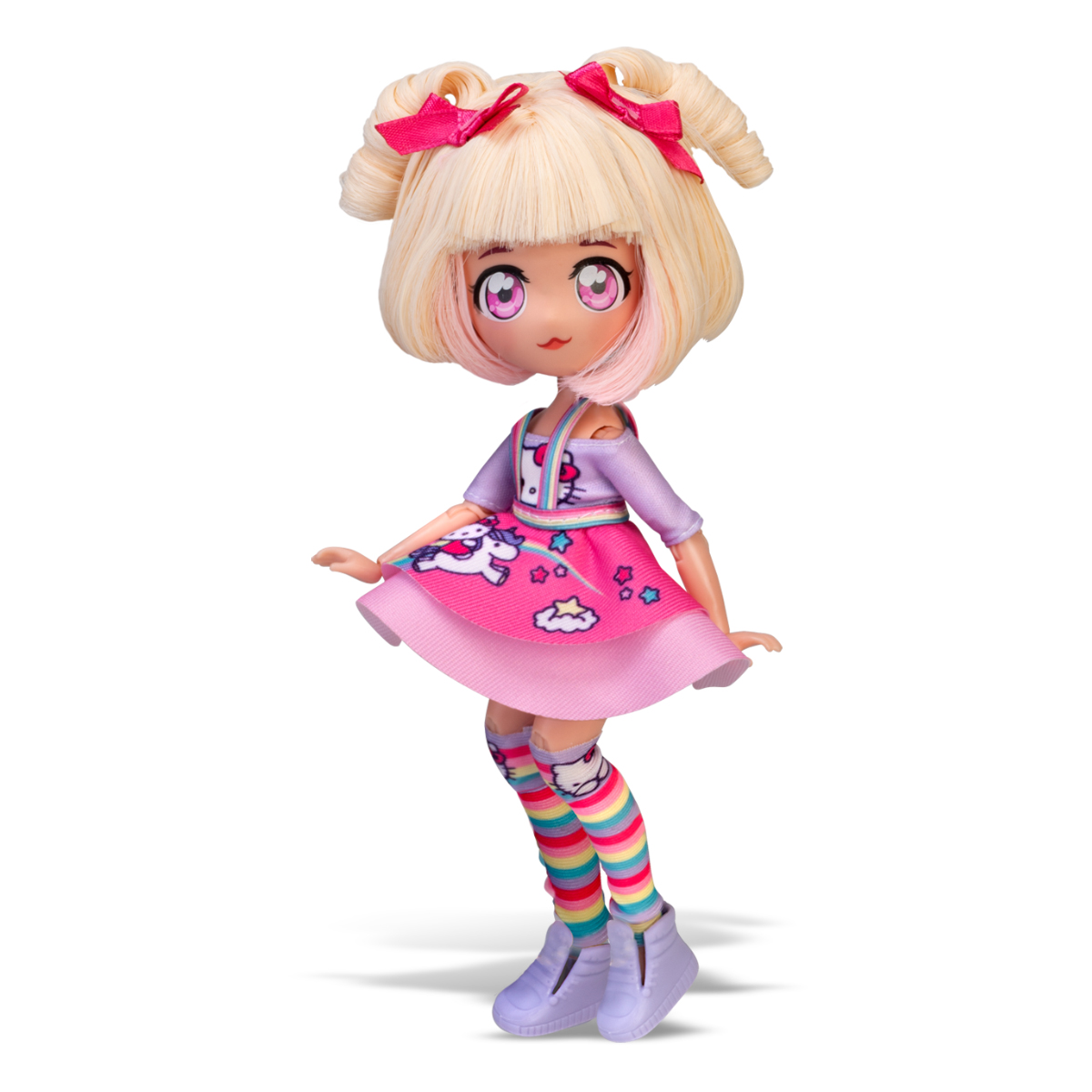Лялька 4SF Manga Dolls Hello Kitty Цукерочка-єдиноріг 19,5 см — превʼю 6