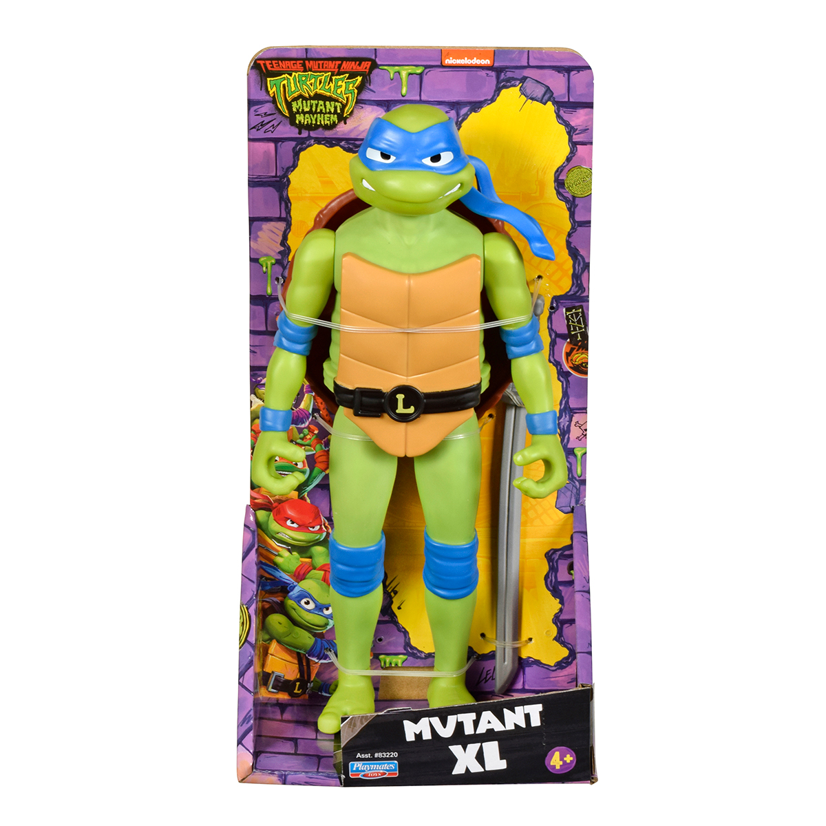 Ігрова фігурка TMNT Леонардо XL 28 см з аксесуарами — превʼю 2