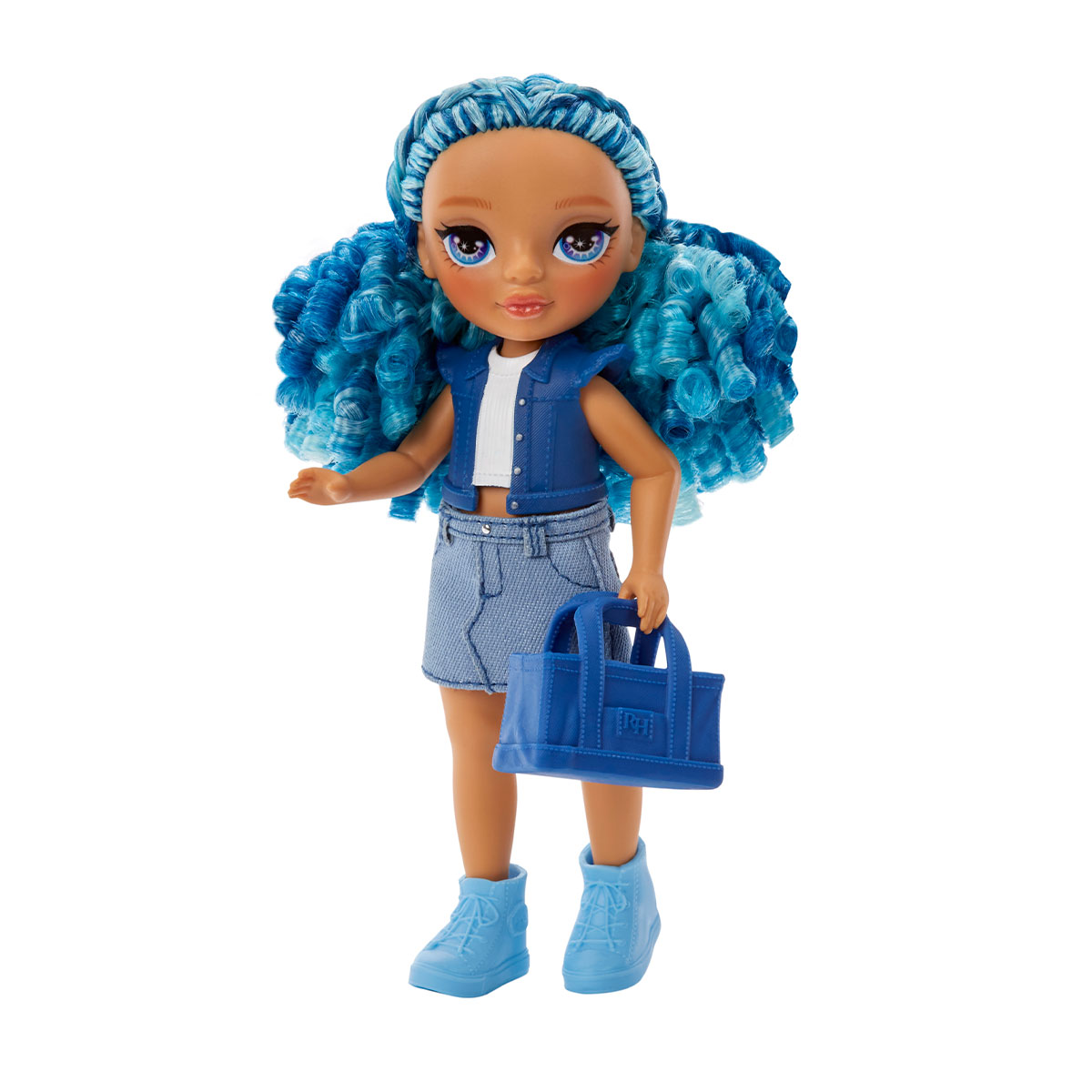 Ігровий набір лялька Rainbow High Littles Сапфіра з улюбленцем 15 cm Синій — превʼю 5