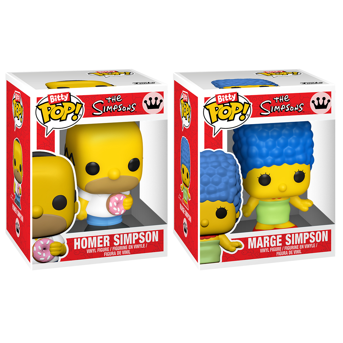 Фігурки Funko Bitty Pop — Сімпсони Гомер та Мардж (The Simpsons Homer & Marge) — 2,3 см — превʼю 2