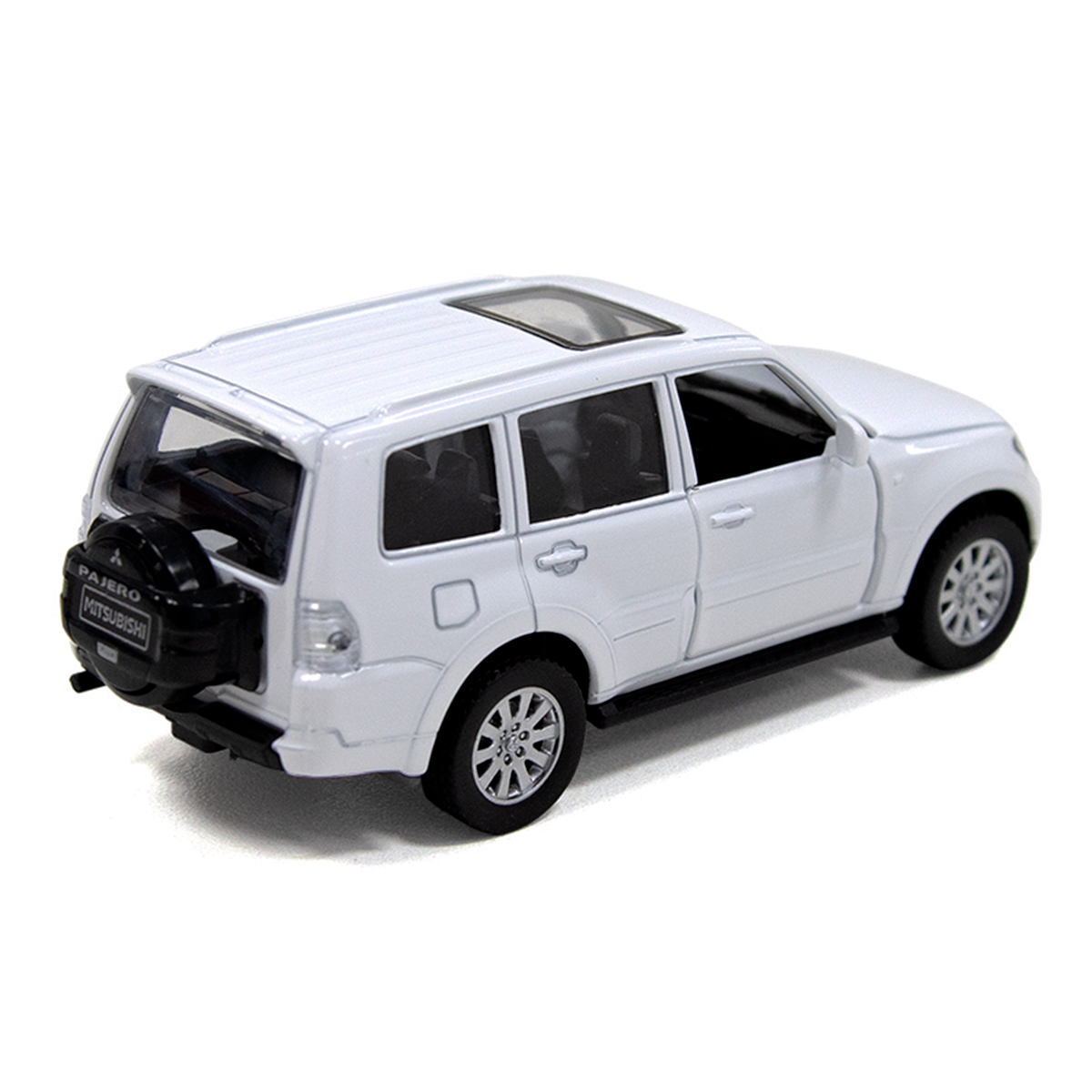 Автомодель Techno Drive Mitsubishi Pajero 4WD Turbo металева Біла — превʼю 8