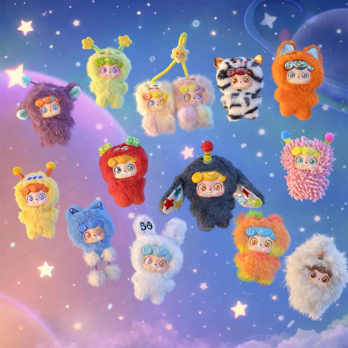 М'яка іграшка POP TOP JOTOYS – Q.Kid Космо-хвилі (Cosmo-waves) – 12 см — превʼю 5