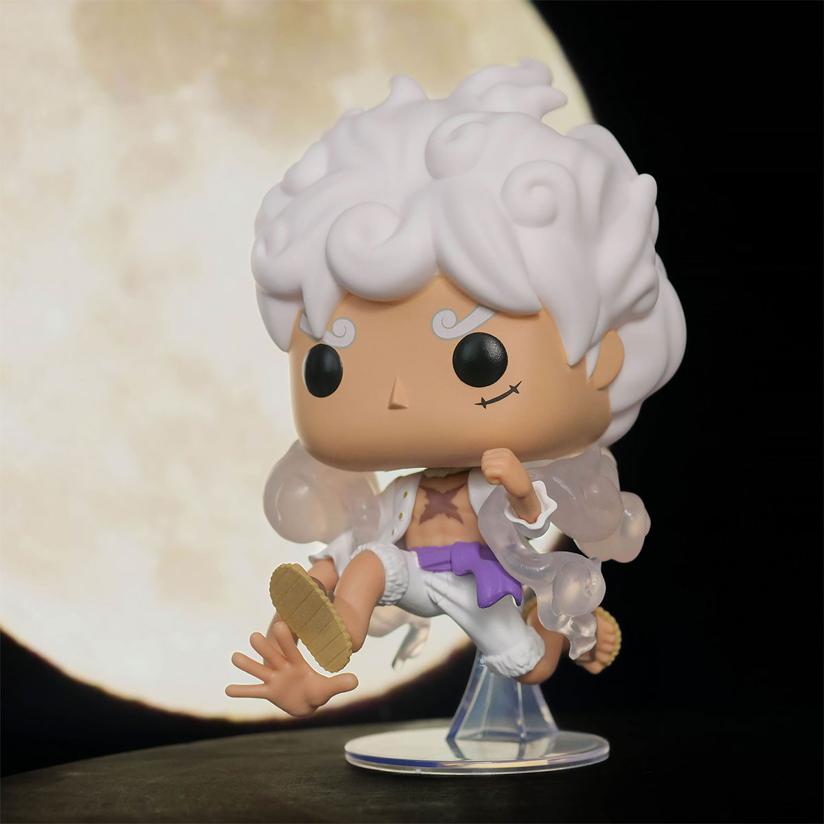 Колекційна фігурка One Piece Luffy - Funko POP аніме персонаж Білий — превʼю 5