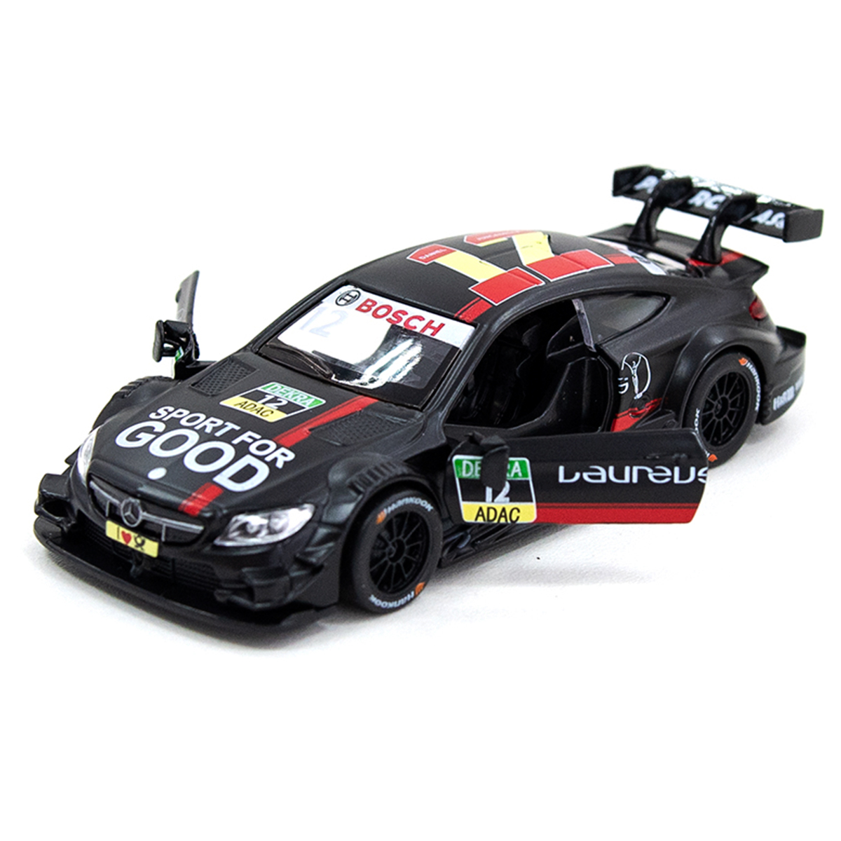 Автомодель Techno Drive Mercedes-AMG C63 DTM металева 1:32 Чорна — превʼю 11