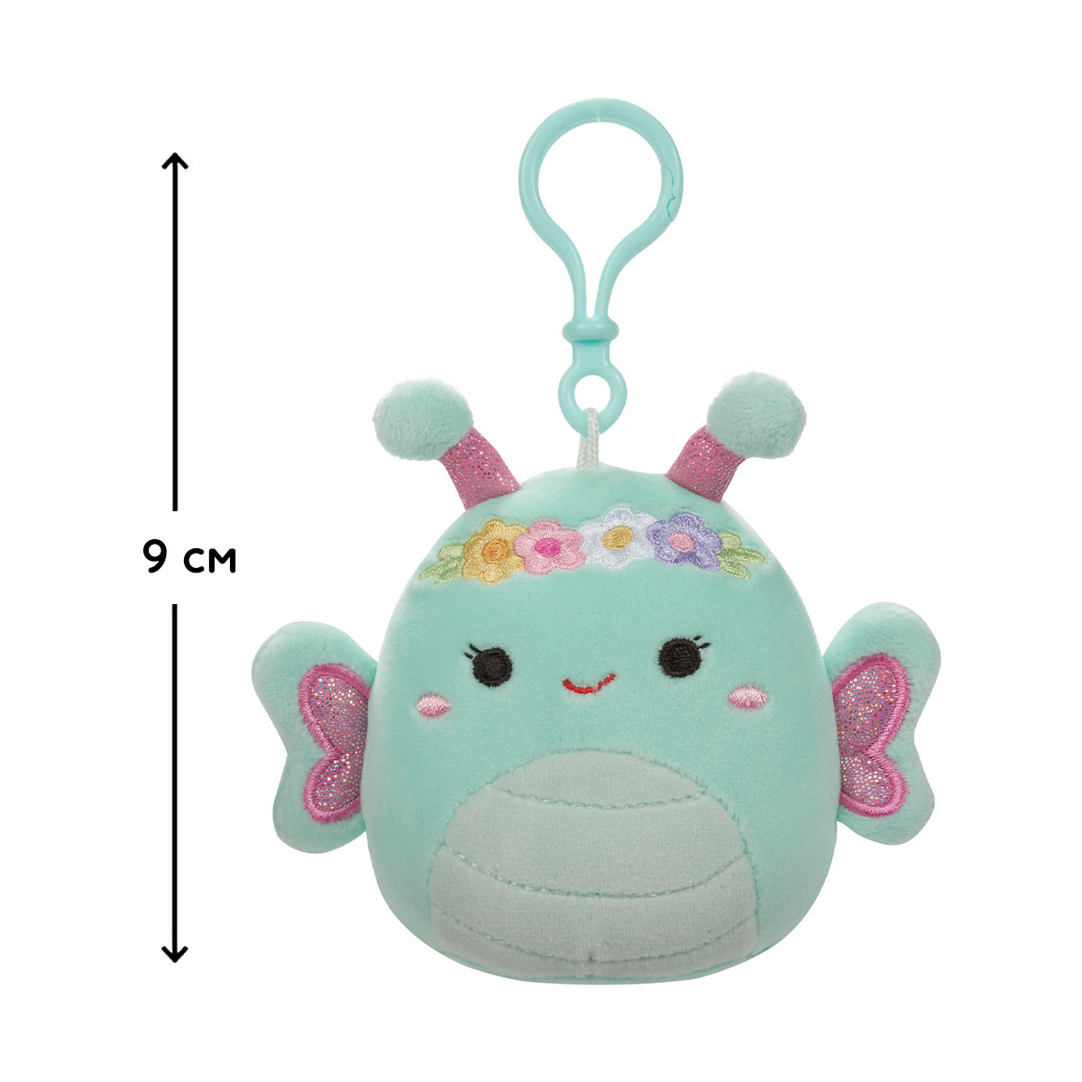 М'яка іграшка на кліпсі Squishmallows — Метелик Рейна (Reyna) — 9 см — превʼю 2