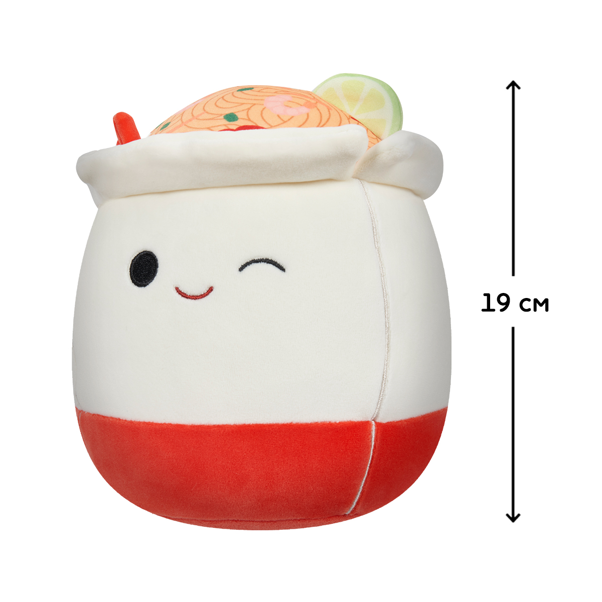 М'яка іграшка Squishmallows — Локшина Дейлі (Dailie the Noodle) — 19 см — превʼю 2