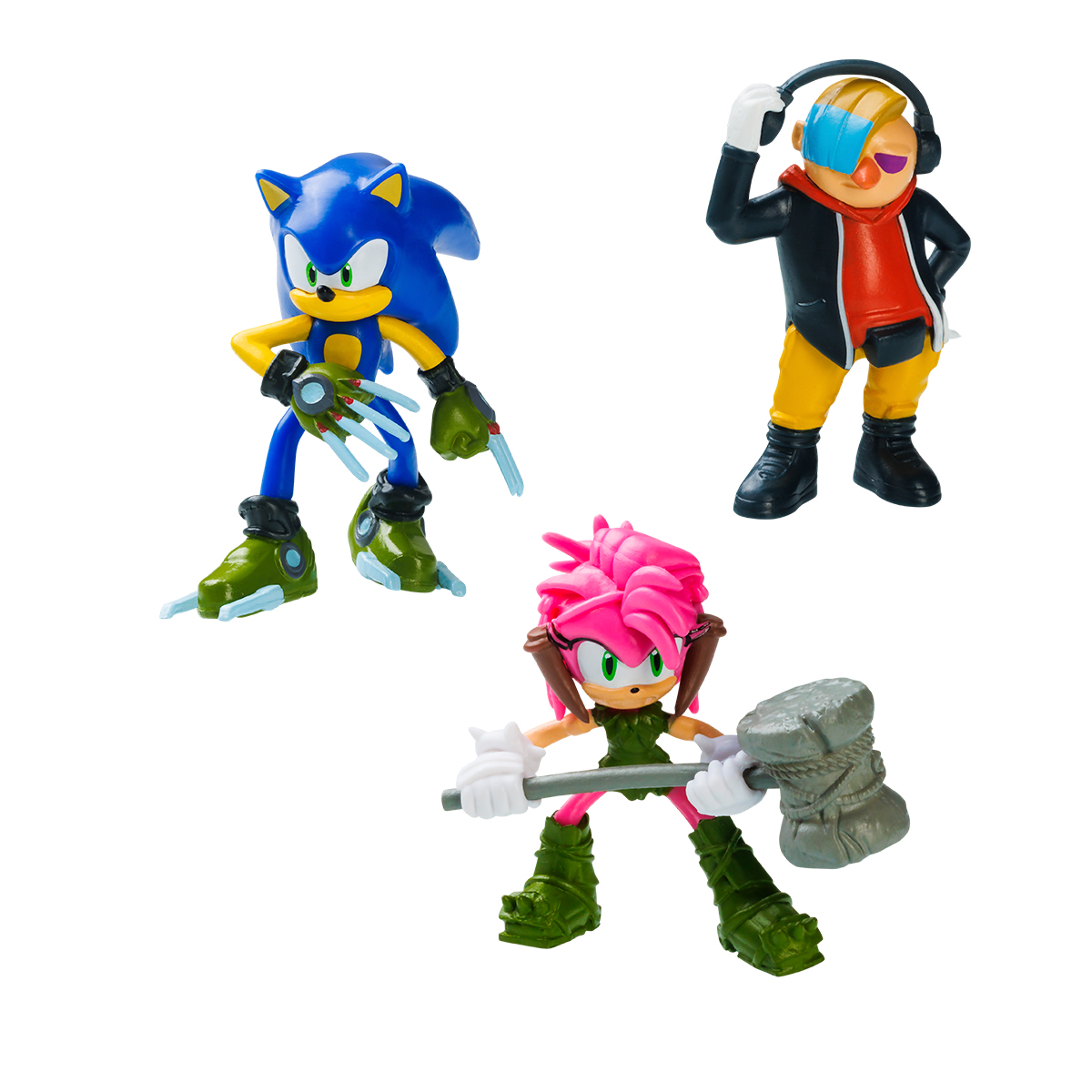 Набір ігрових фігурок Sonic Prime 3 шт 6,5 см Сонік Емі Доктор Не — превʼю 2