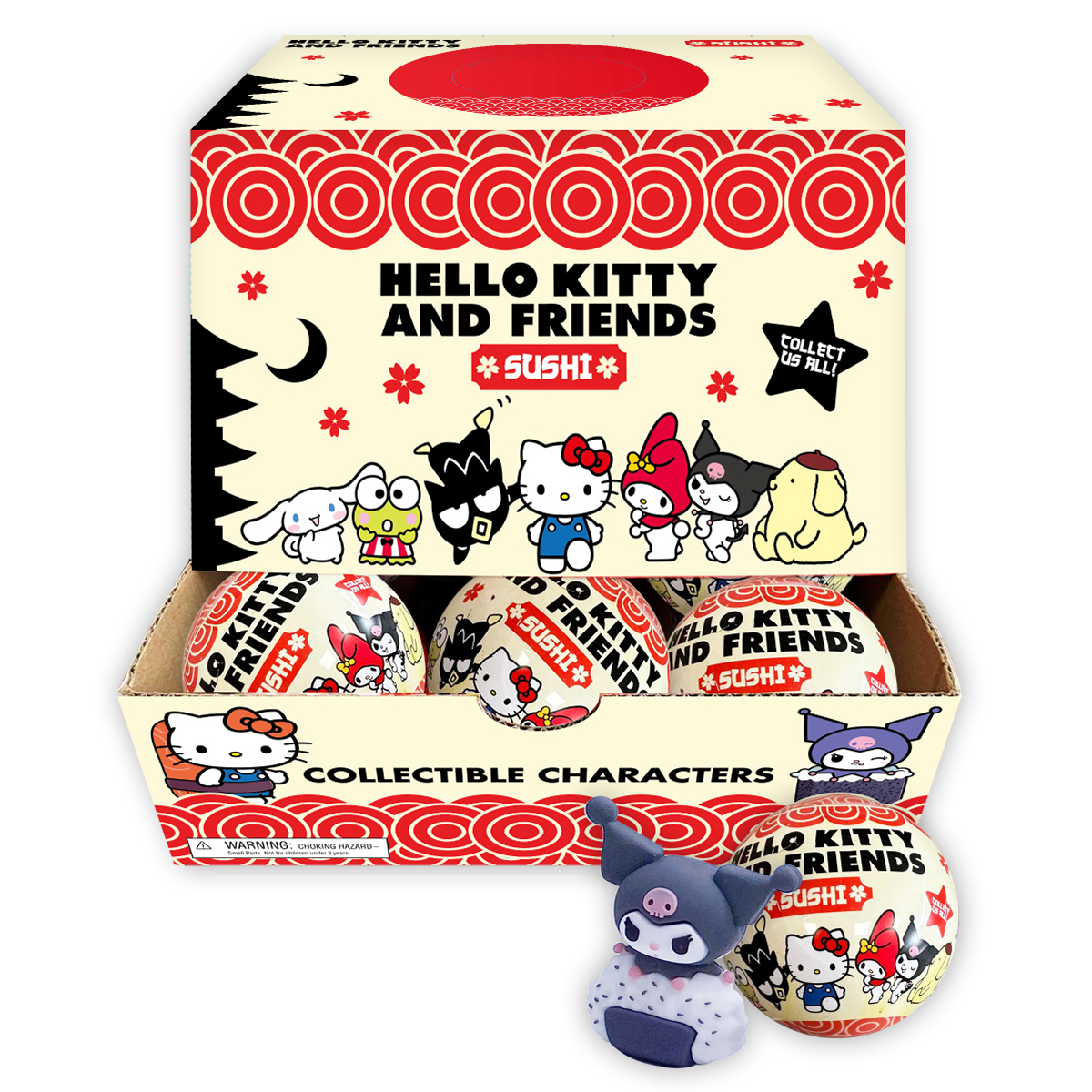 Фігурка-сюрприз Hello Kitty Суші-паті Cool Things 5,5 см — превʼю 3