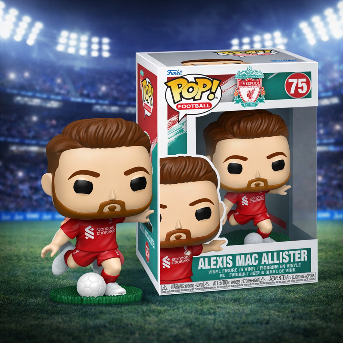 Колекційна ігрова фігурка Футбол-Alexis Mac Allister-Funko POP-Спортивна — превʼю 3