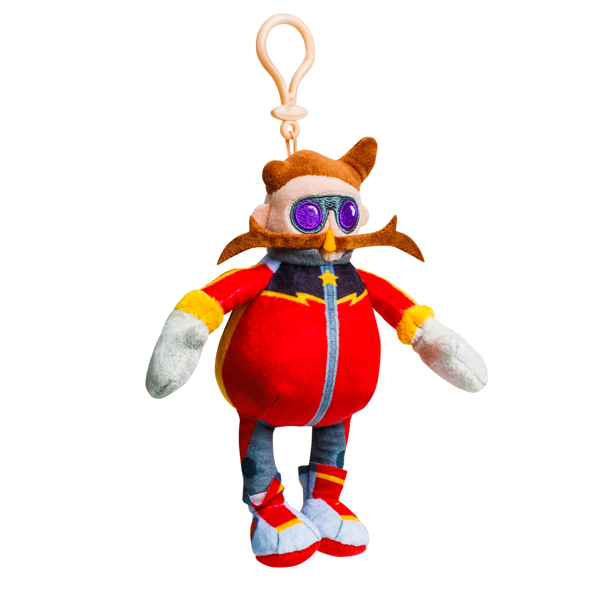 М'яка іграшка Sonic Prime – Доктор Еґман (Dr. Eggman) на кліпсі — превʼю 1