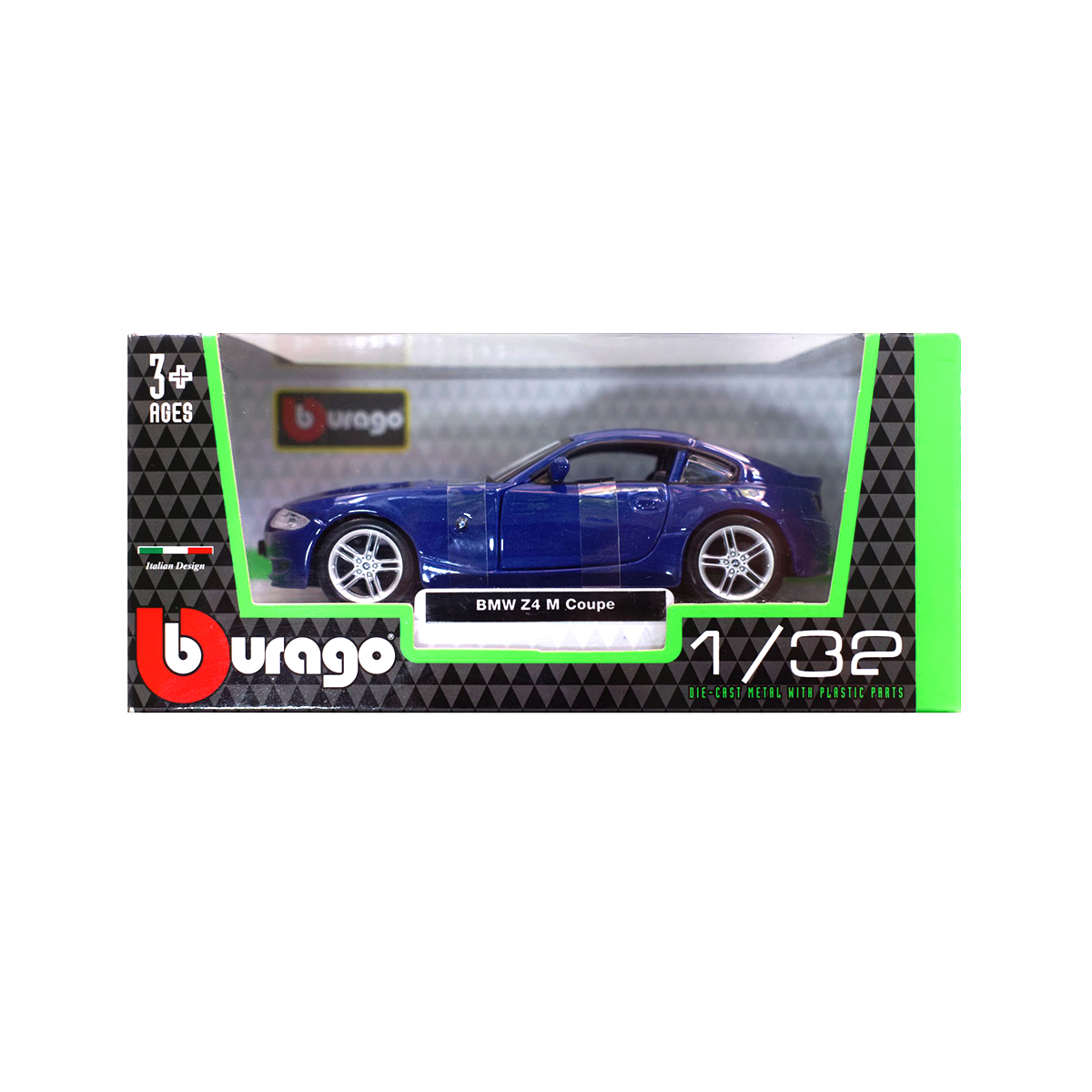 Колекційна автомодель Bburago BMW Z4 M Coupe 1:32 синій металік — превʼю 3