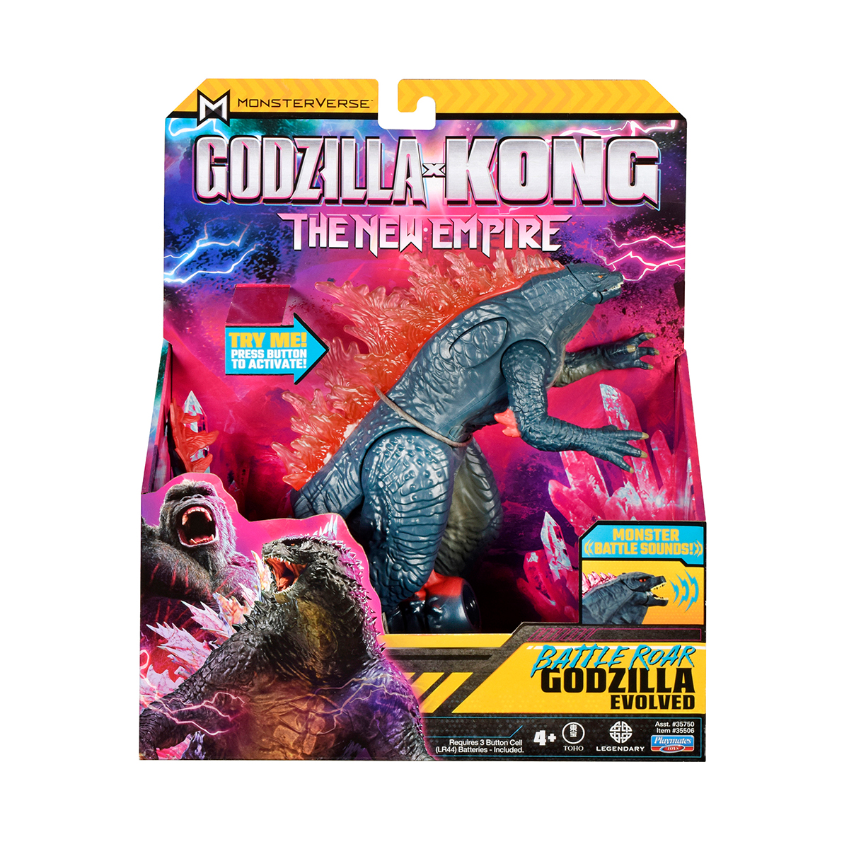 Фігурка Godzilla x Kong Ґодзілла 18 см зі звуком — превʼю 5