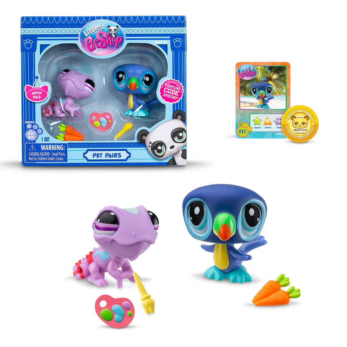 Ігровий набір Littlest Pet Shop Друзі по мистецтву Hasbro фігурки тварин — превʼю 3