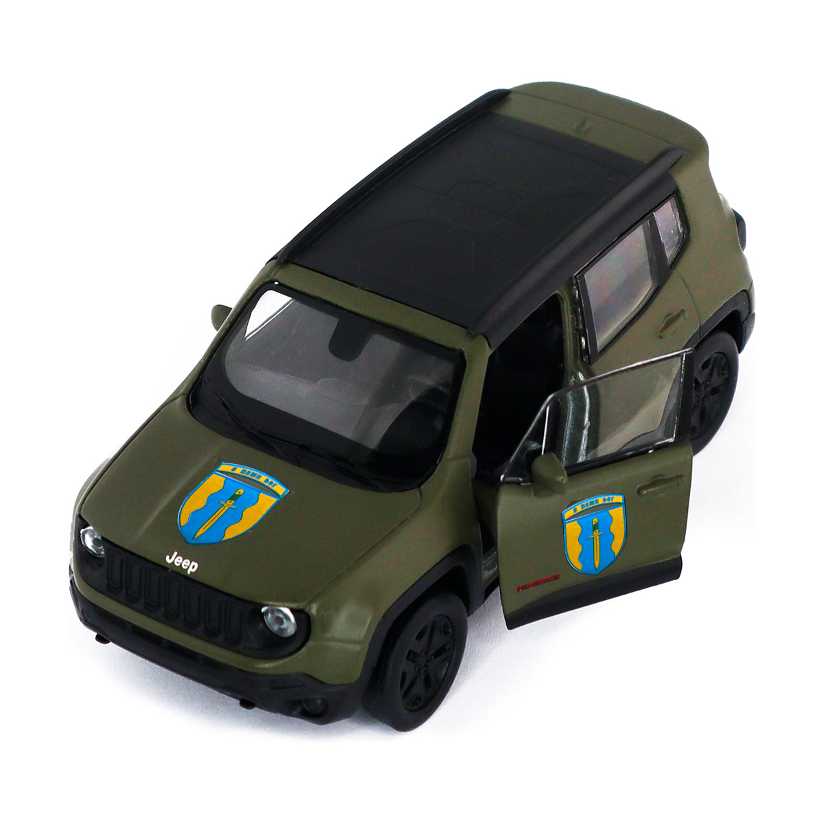 Колекційна автомодель Jeep Renegade Trailhawk Айдар TechnoDrive 1:40 металева — превʼю 16