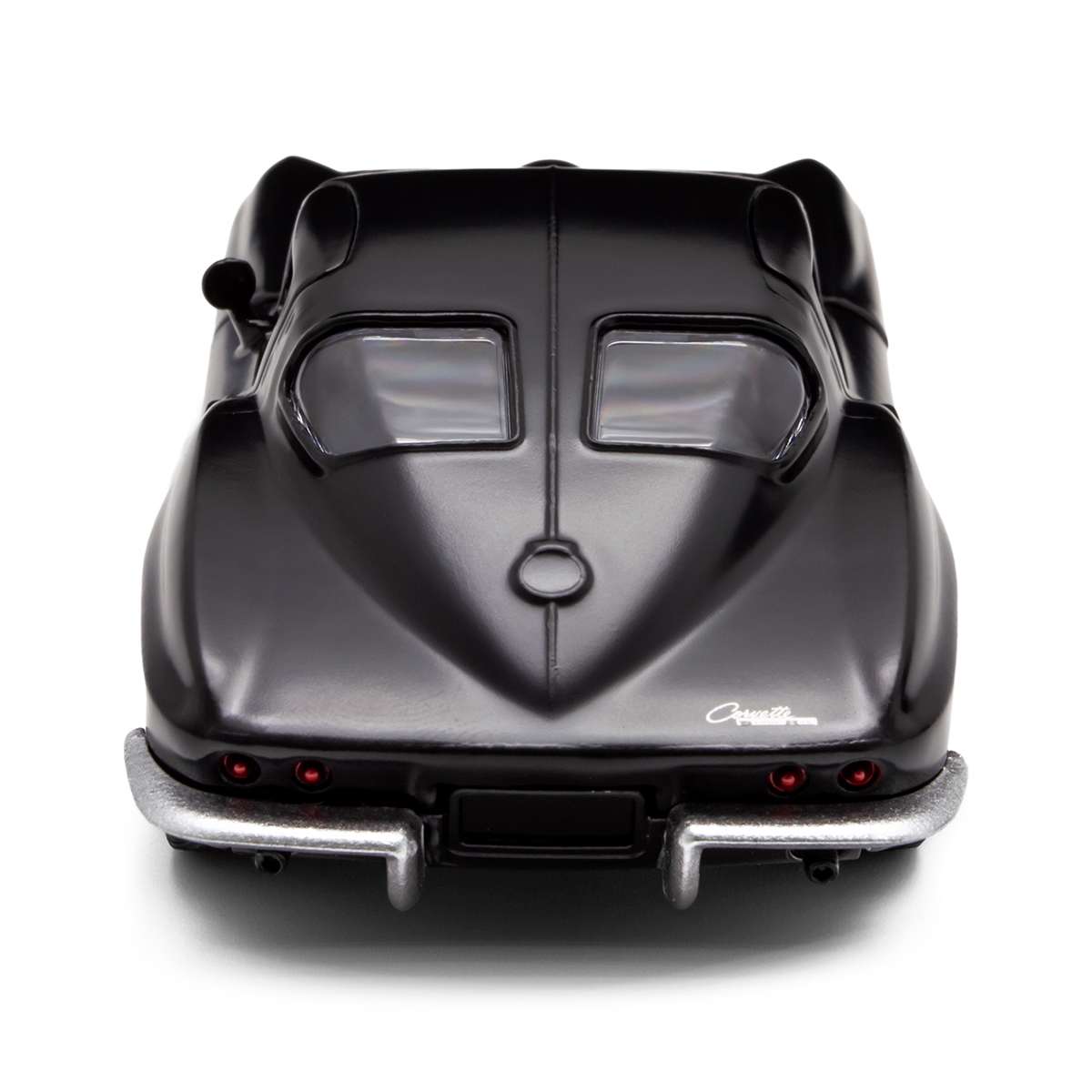 Автомодель Chevrolet Corvette Split Window 1963 металева 1:35 Матова чорна — превʼю 10