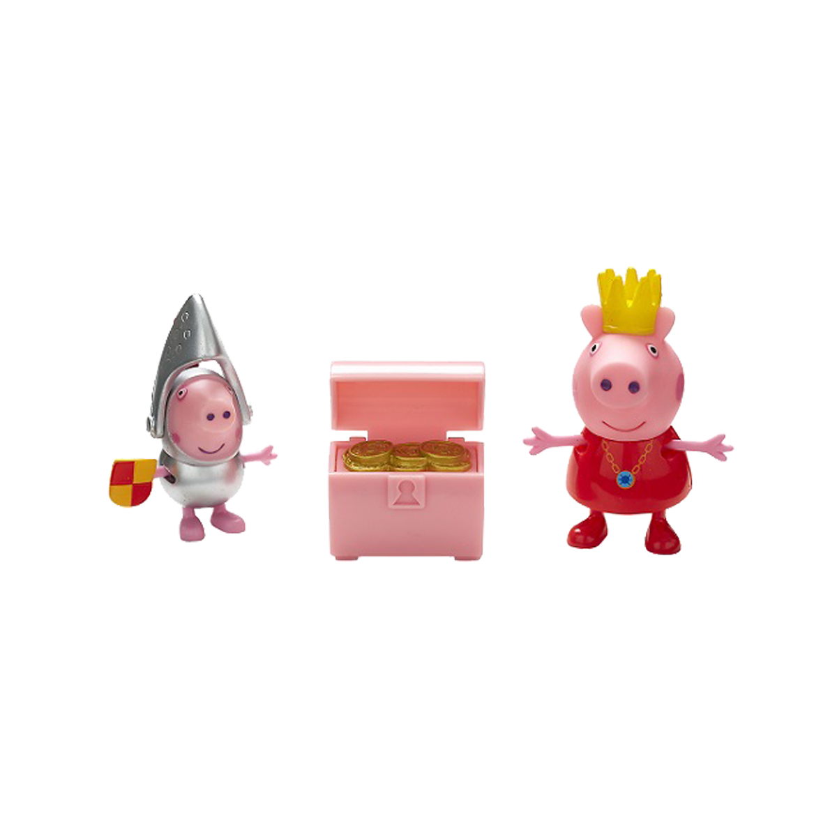 Набір фігурок Peppa Принцеса Пеппа та Сер Джордж зі скринею 2 шт