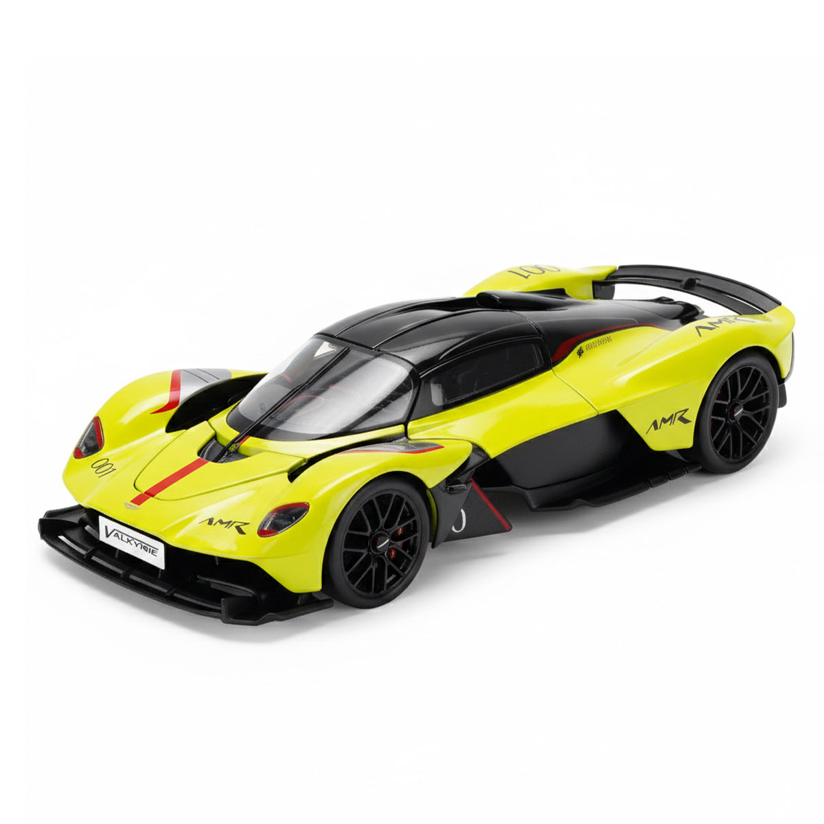 Автомодель Aston Martin Valkyrie Techno Drive 1:18 Жовта металева