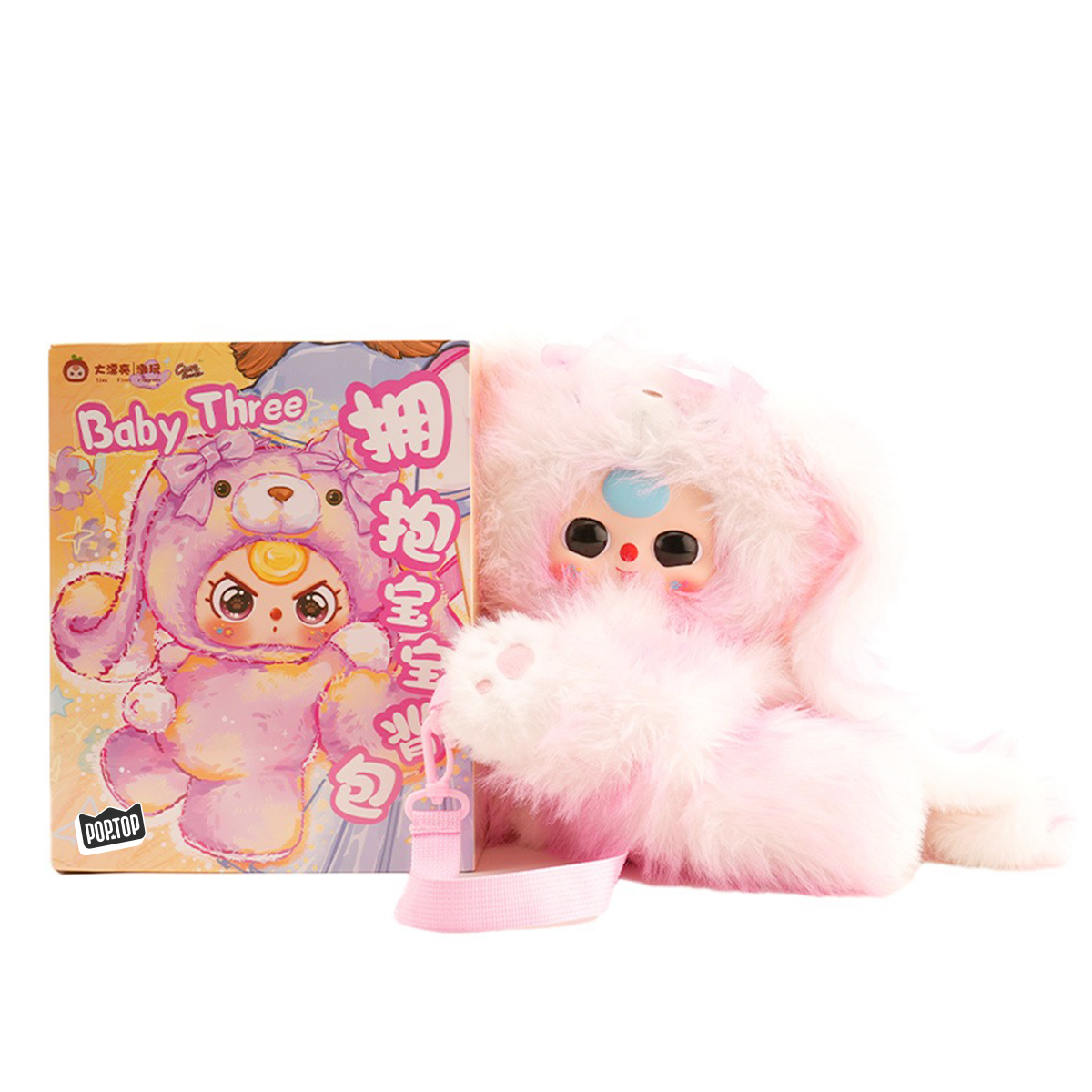 М'яка іграшка рюкзак POP TOP Baby Three – Обіймашки – 50 см